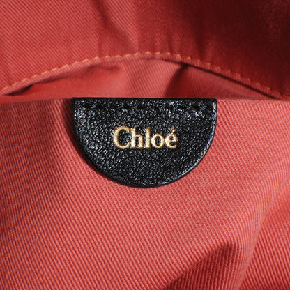 Chloe Leather Medium Angie Shoulder Bag Black 7 of 9
