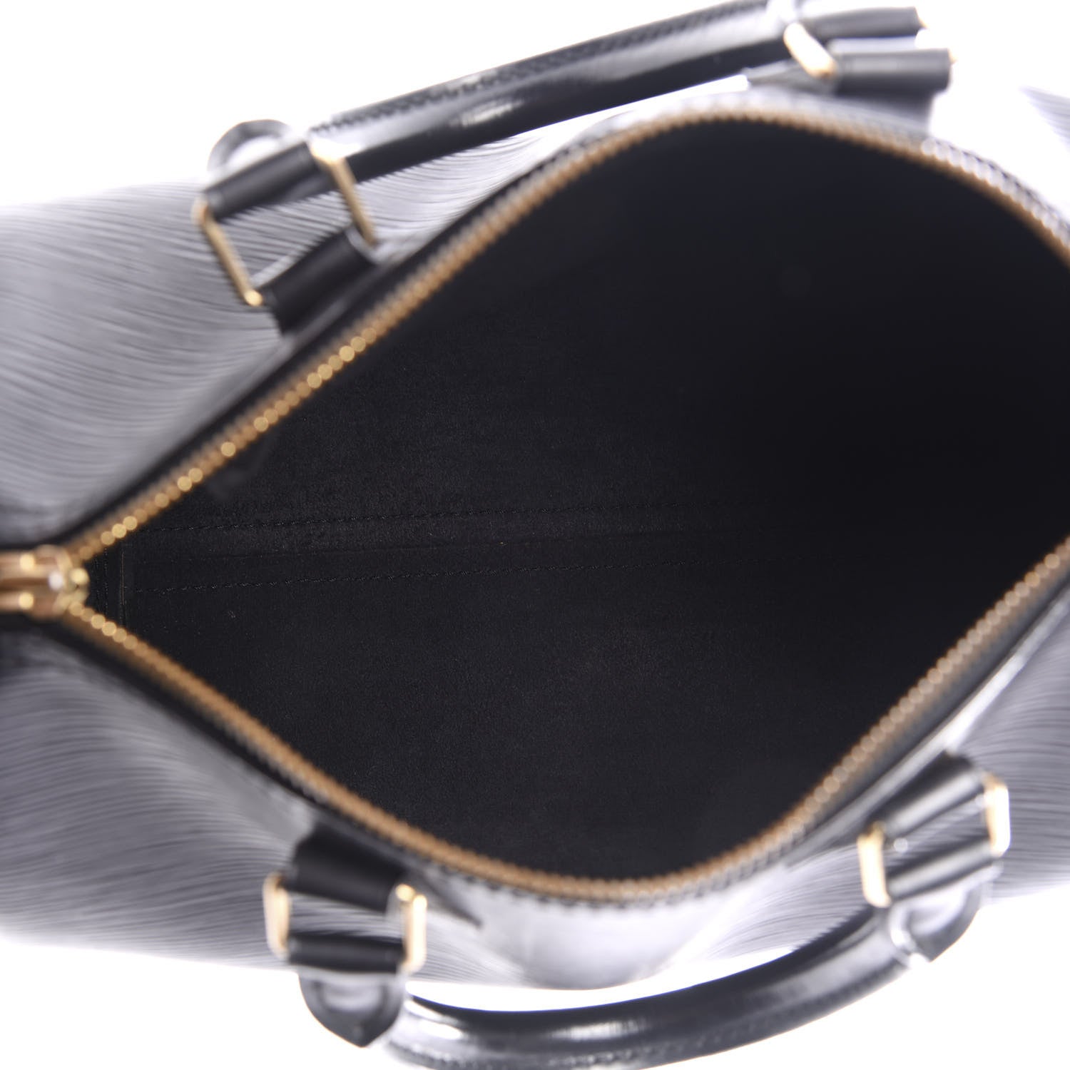 Louis Vuitton Epi Speedy 25 Black 4 of 8