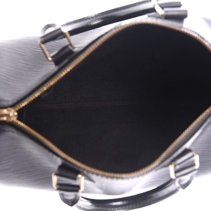 Louis Vuitton Epi Speedy 25 Black 4 of 8