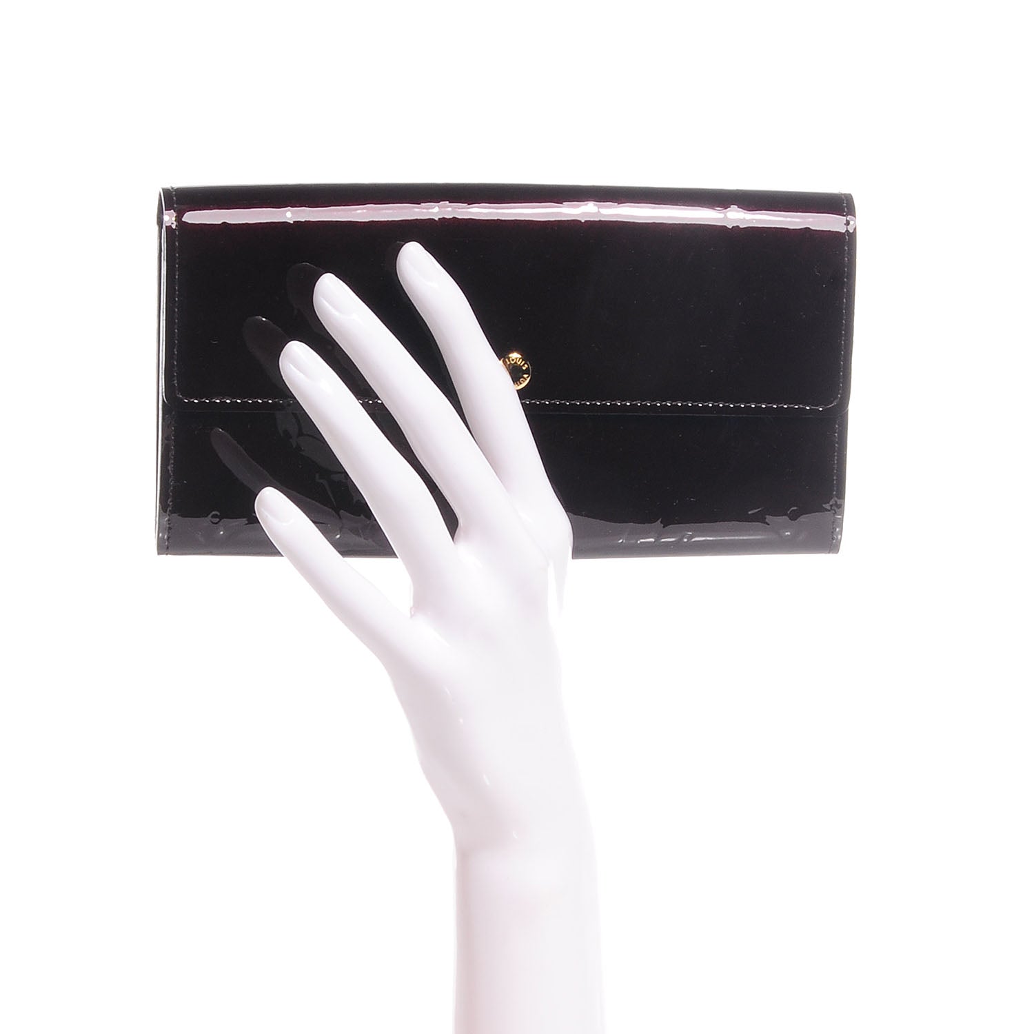 Louis Vuitton Vernis Sarah Wallet Amarante 2 of 7