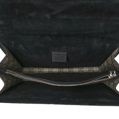 Gucci GG Supreme Monogram Small Dionysus Shoulder Bag Black 5 of 9