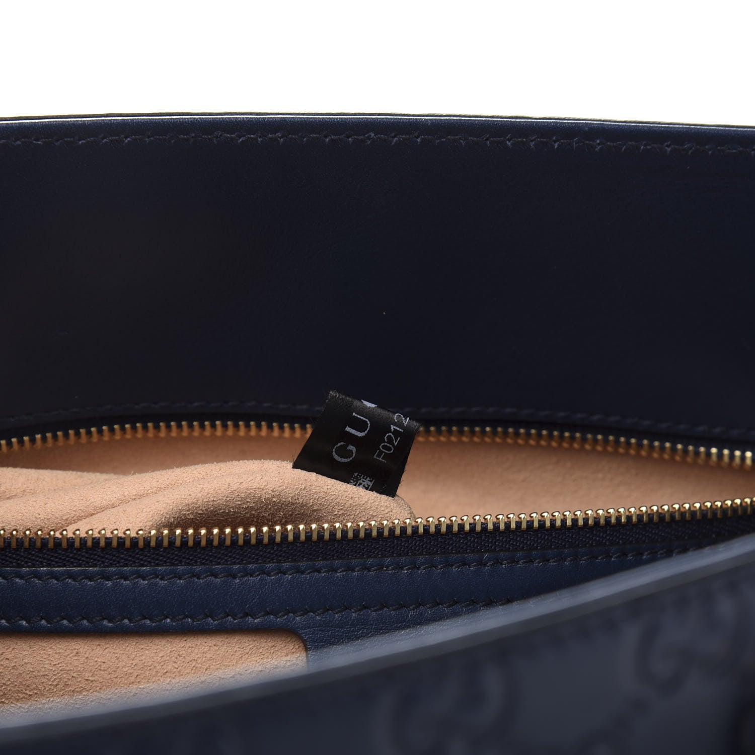 Gucci Soft Guccissima Signature Top Handle Tote Bag Blue Agata 8 of 11