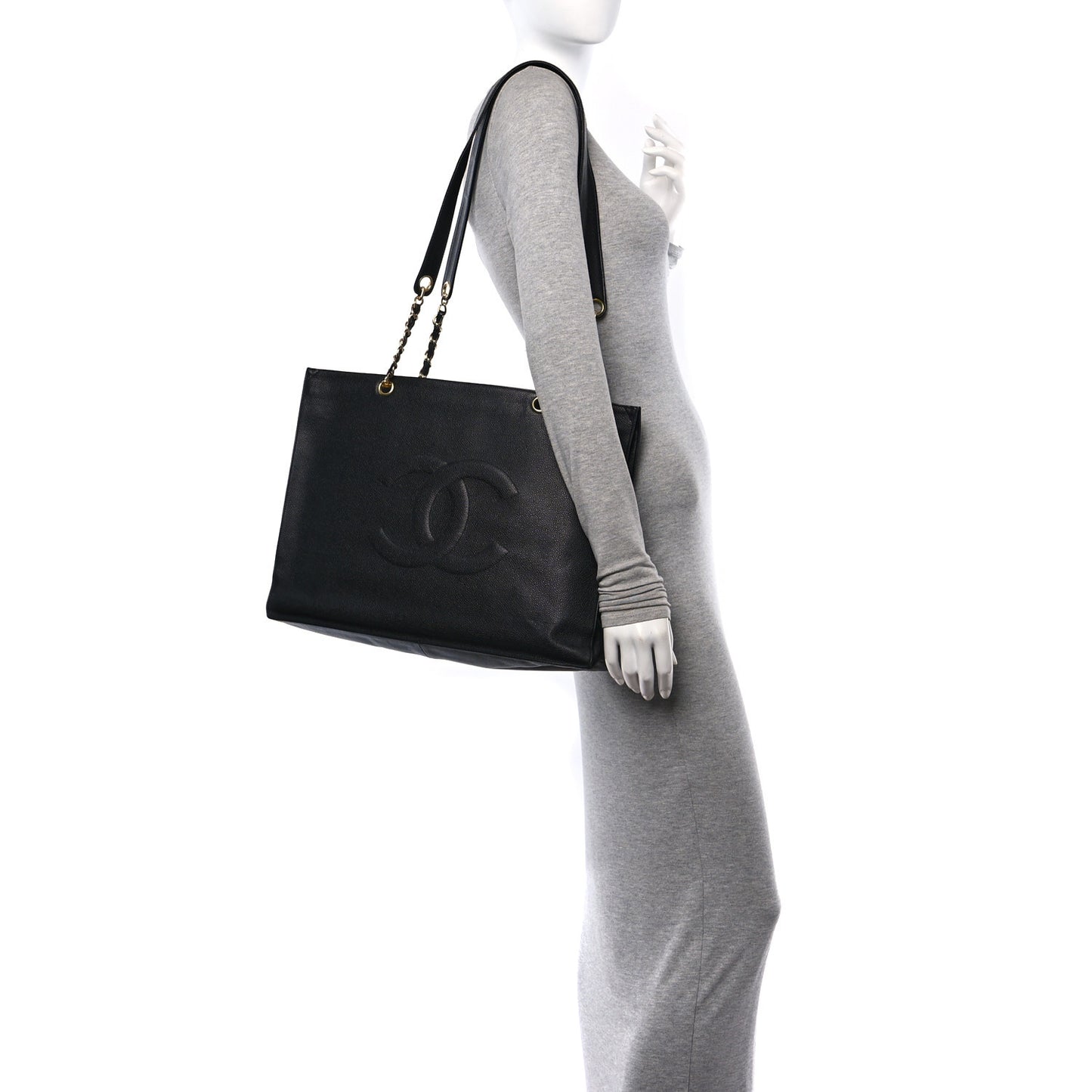Caviar CC Shopper Tote Black