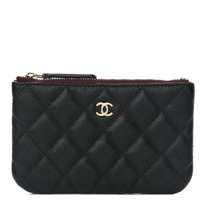 Chanel Caviar Quilted Small Cosmetic Case Black 1 of 7