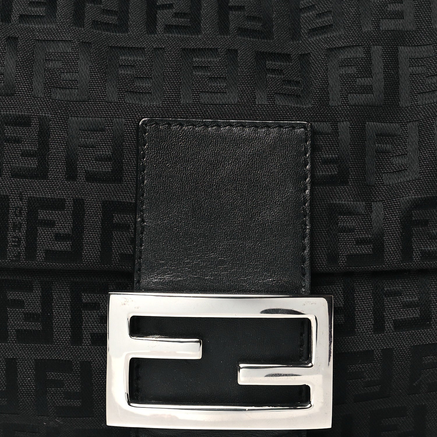 Fendi Zucchino Baguette Black 9 of 11