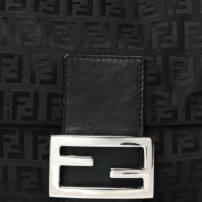 Fendi Zucchino Baguette Black 9 of 11