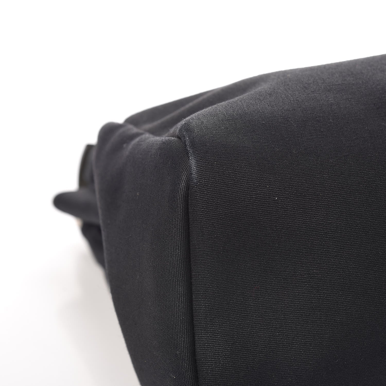 Hermes Toile Vache Calfskin Herbag 40 GM Black 14 of 18