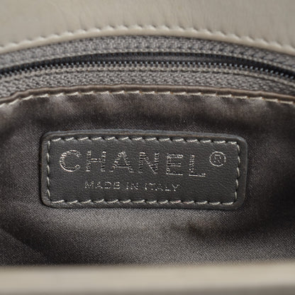 Chanel Lambskin Quilted 3 Maxi Flap Bag Grey 7 of 9