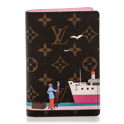 Louis Vuitton Monogram 2016 Christmas Animation Passport Cover Rose Ballerine 7 of 12