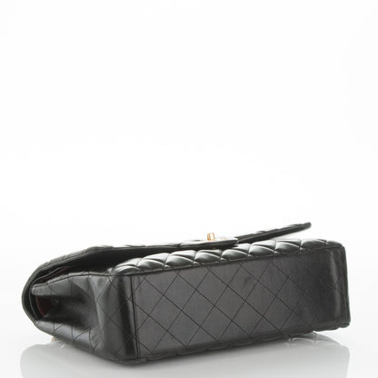 Chanel Lambskin Quilted Maxi Double Flap Black 4 of 9