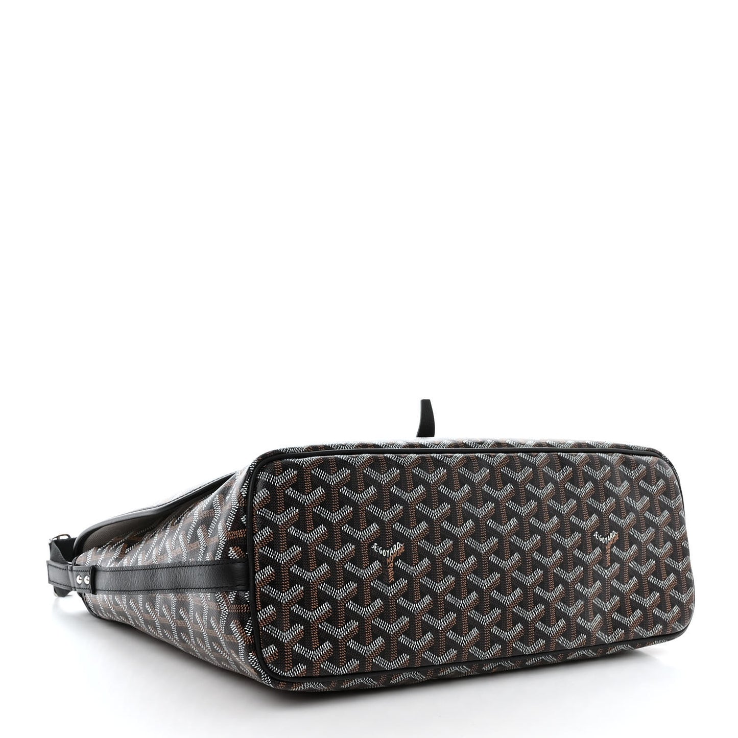 Goyardine Capetien Messenger Bag Black