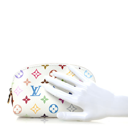 Louis Vuitton LV X TM Monogram Multicolor Cosmetic Pouch PM White 2 of 7