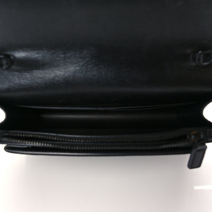 Saint Laurent Calfskin Monogram Sunset Chain Wallet Black 4 of 10