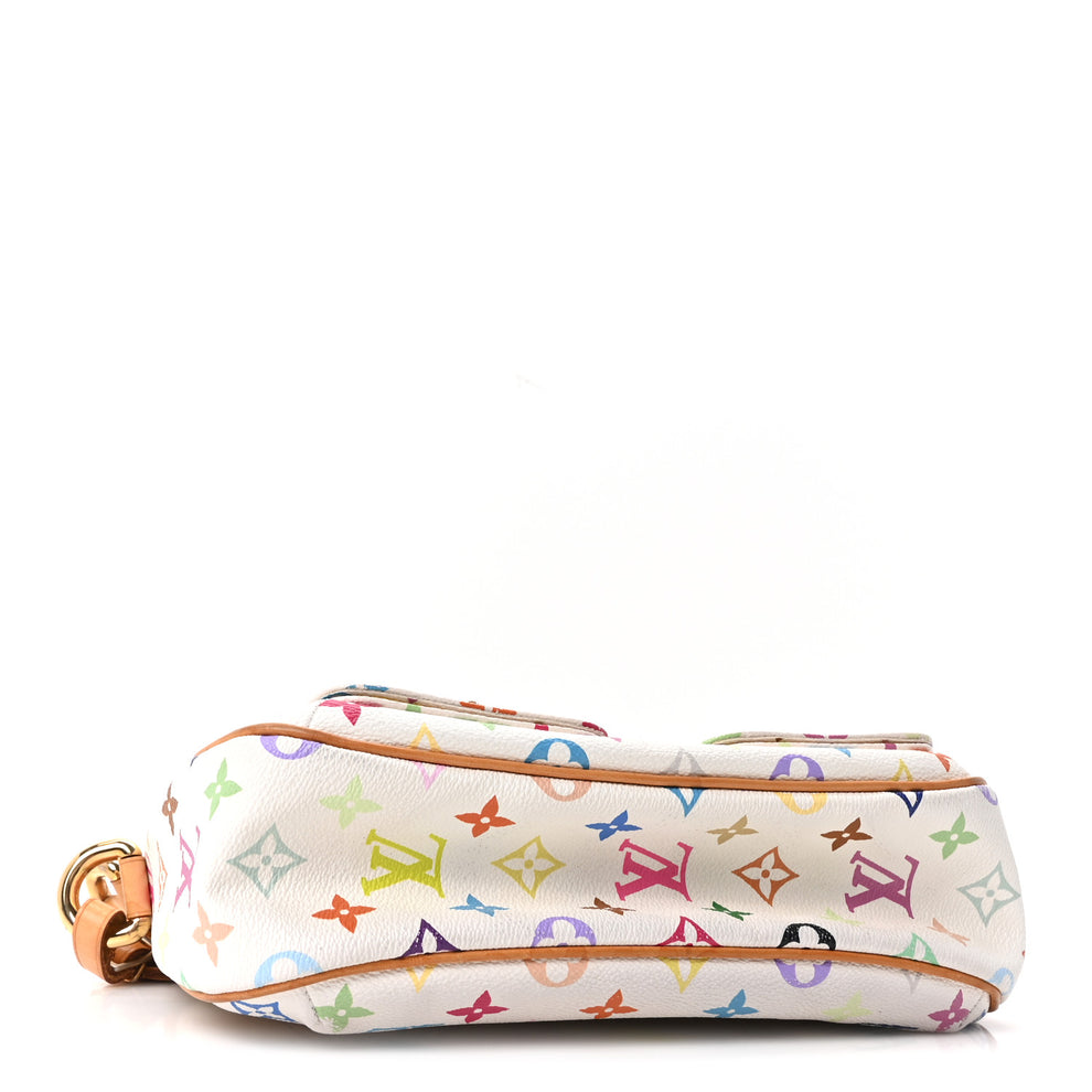 1865797 Louis Vuitton Monogram Multicolor Lodge PM White 1865797 – FASHIONPHILE