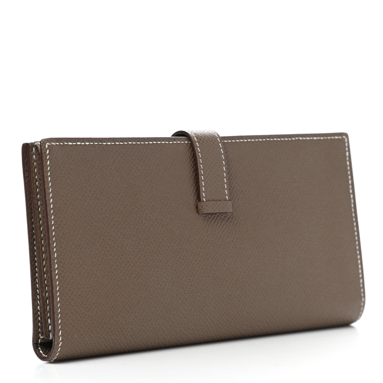 Hermes Epsom Bearn Gusset Wallet Etoupe 3 of 8