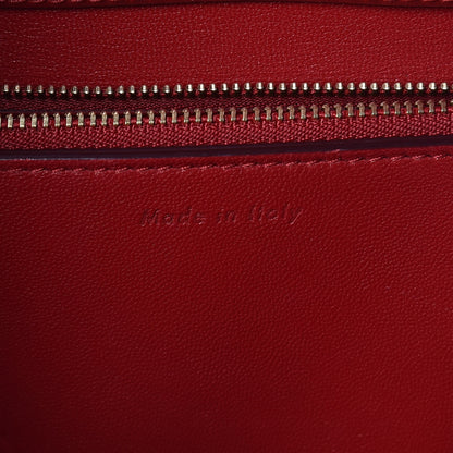 Celine Box Calfskin Medium Classic Box Flap Bag Red 7 of 13
