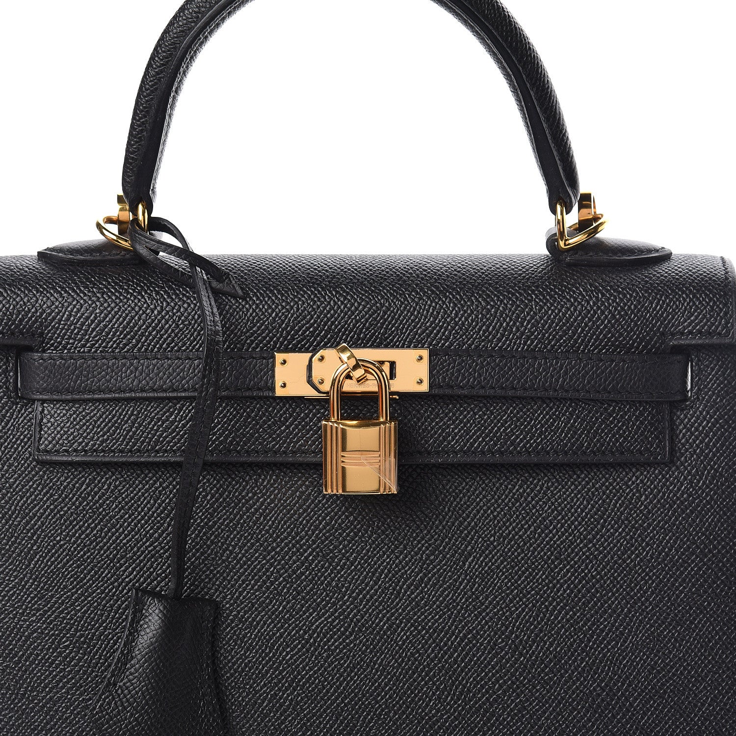 Hermes Epsom Kelly Sellier 25 Black 10 of 52