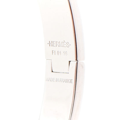 Hermes Matte Enamel Narrow Clic Clac HH Bracelet GM Black 4 of 4