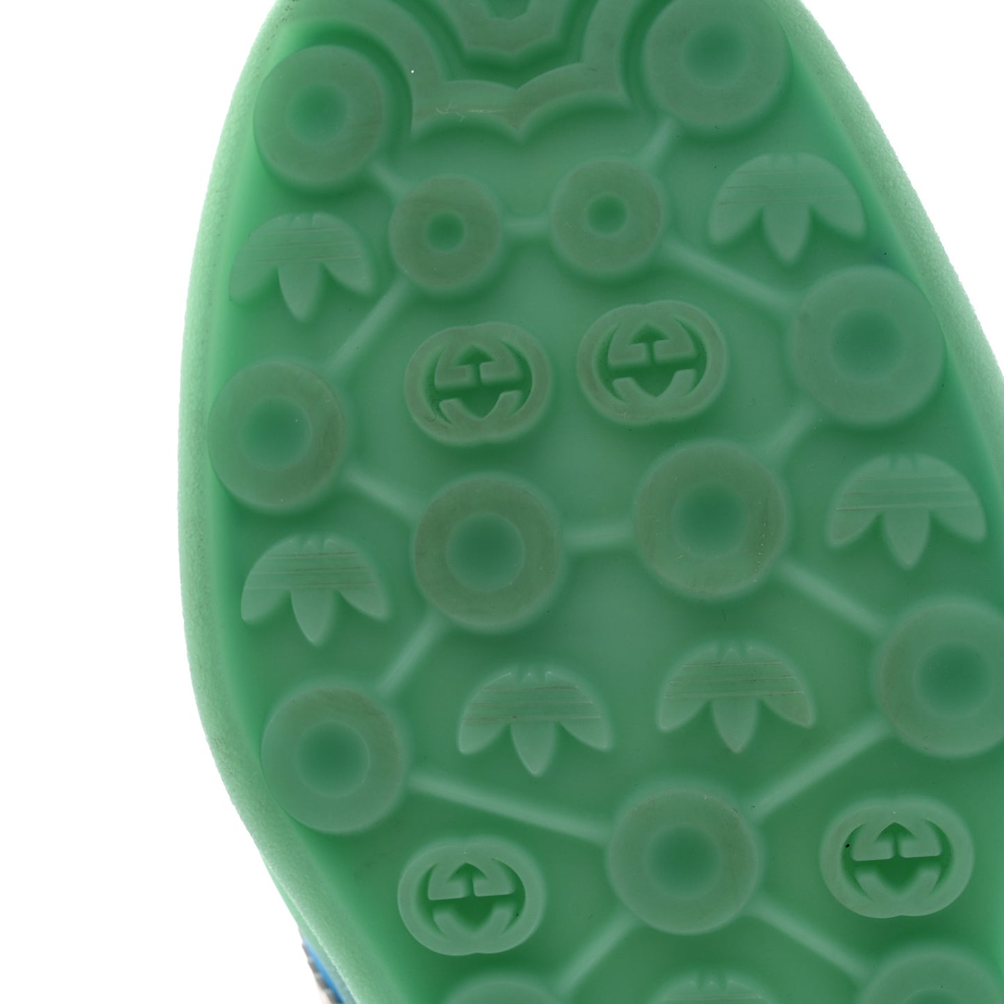 X ADIDAS Silk Duchesse Demetra Rubber Womens Gazelle Sneakers 11.5 Jade Capri Avio Off White