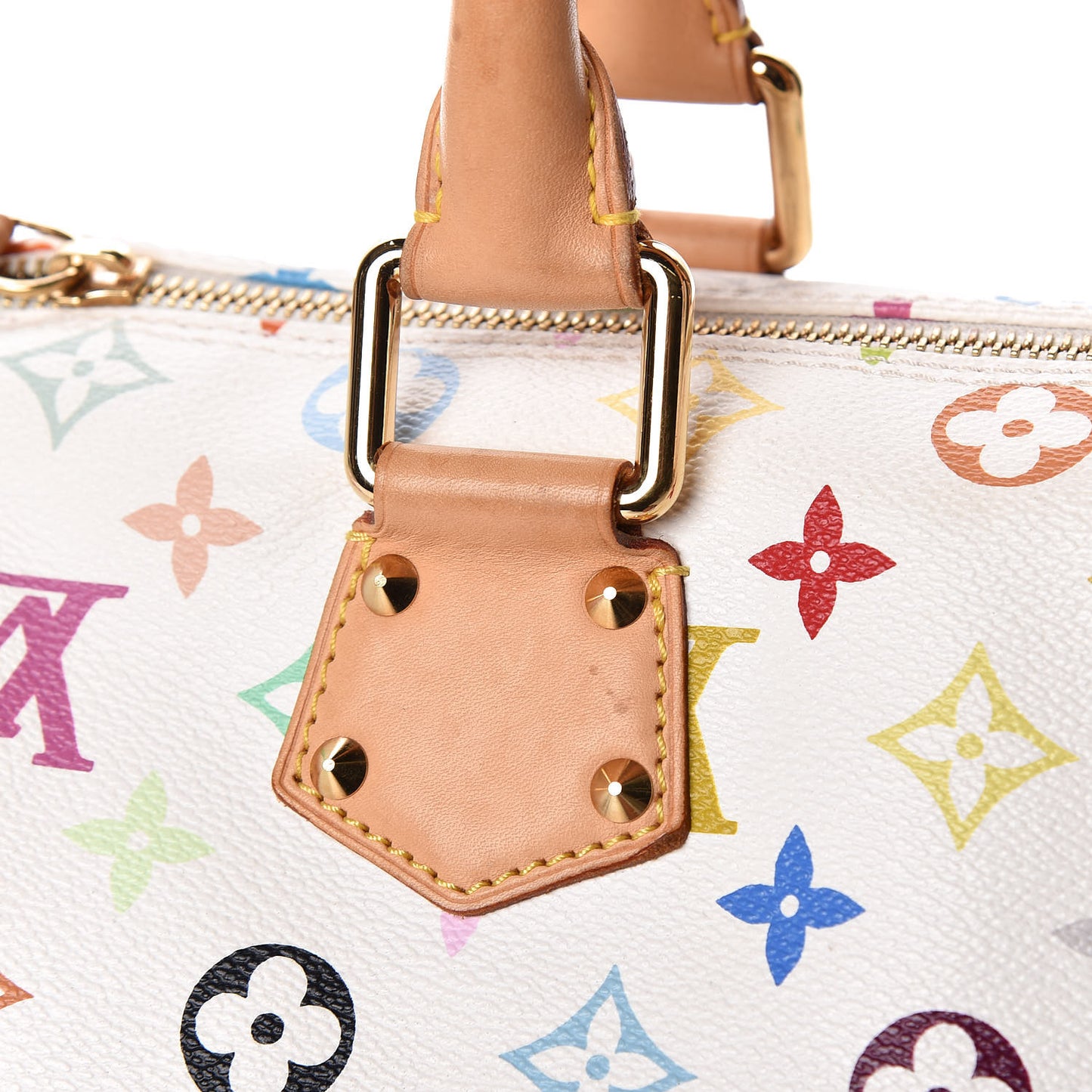 Monogram Multicolor Speedy 30 White