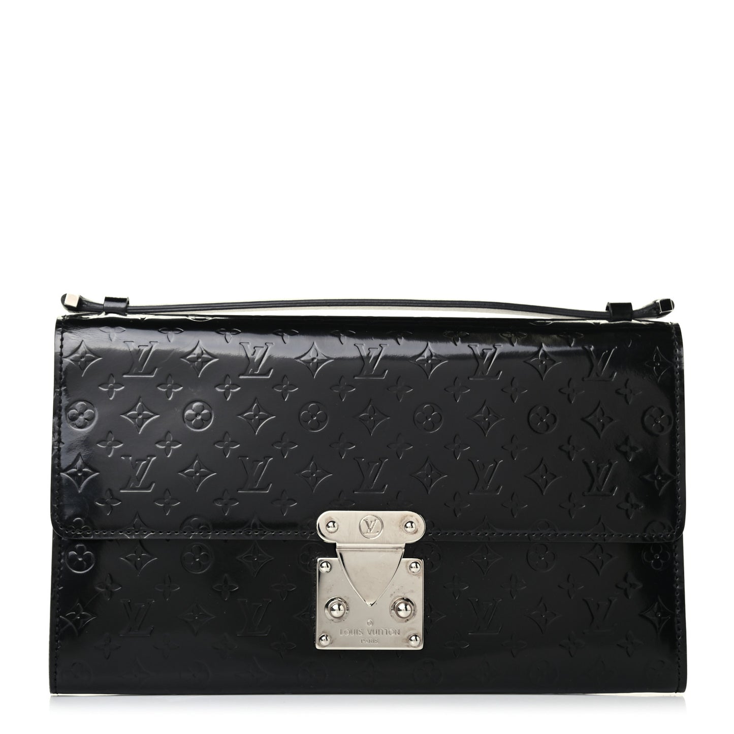 Monogram Glace Anouchka Pochette MM Black