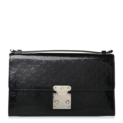Louis Vuitton Monogram Glace Anouchka Pochette MM Black 1 of 4