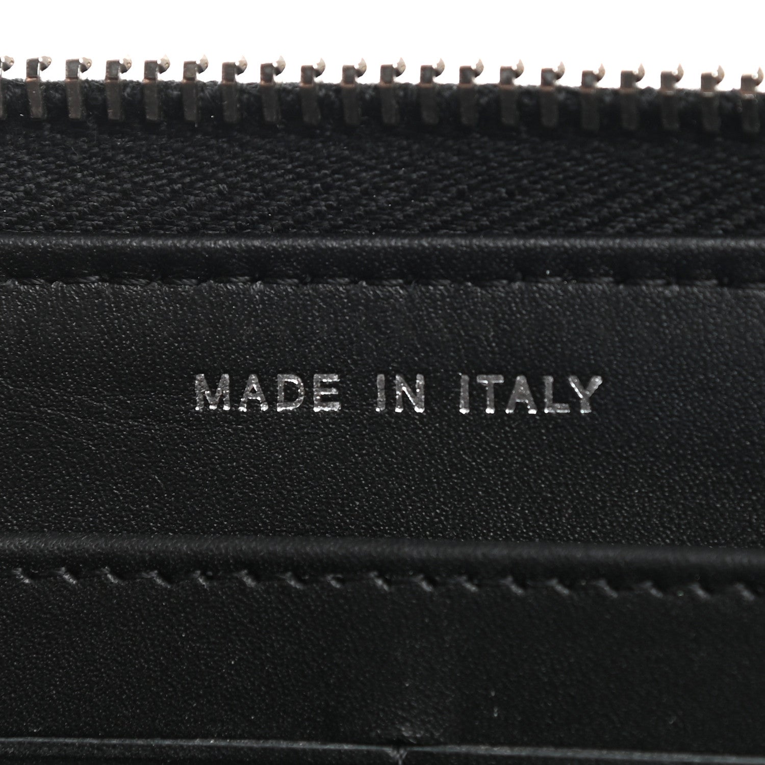 Chanel Patent Quilted Zip Around Wallet Black 7 of 9