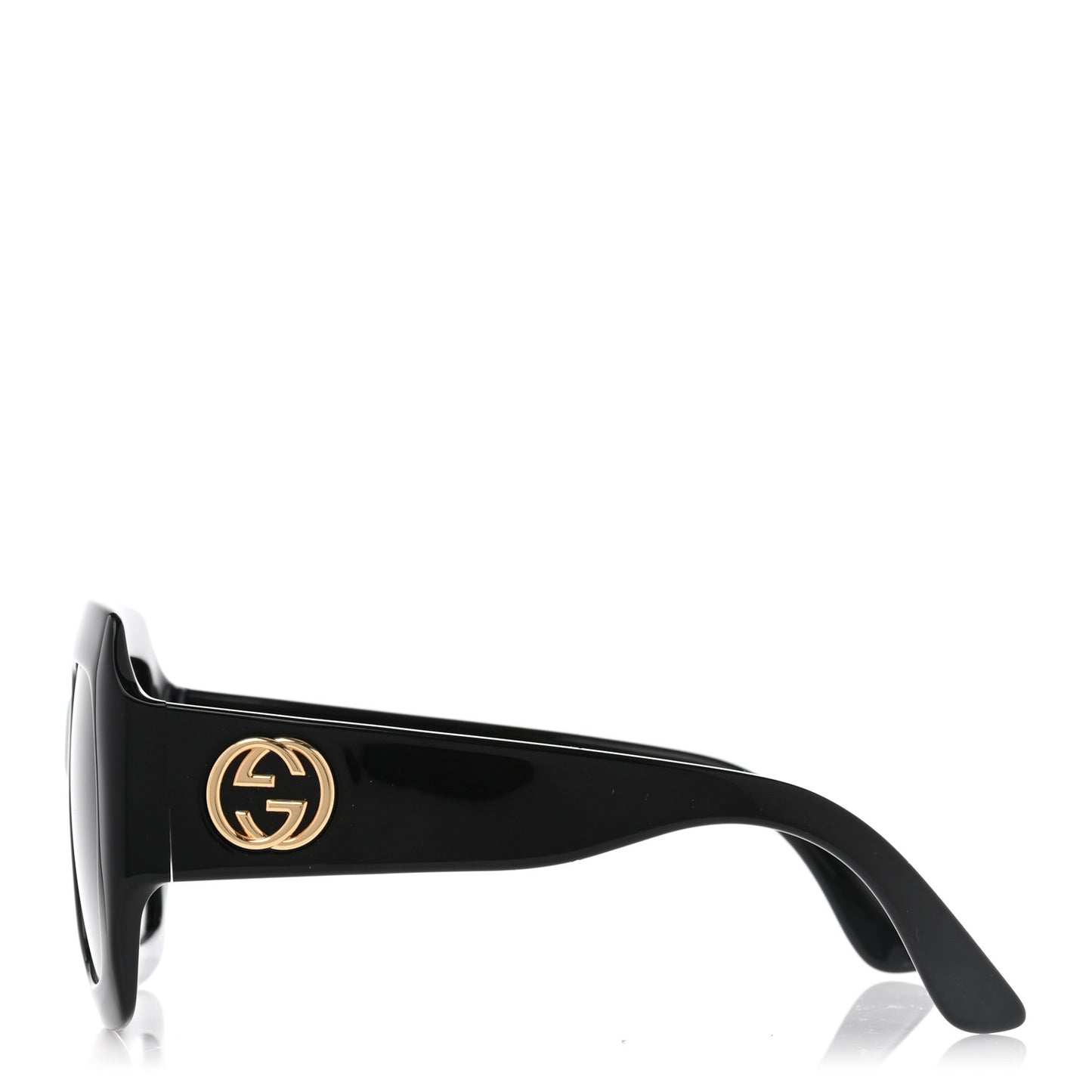 Acetate Square Frame Sunglasses GG3814S Black