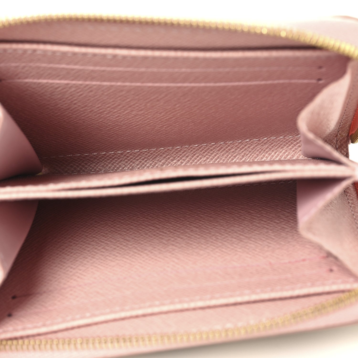 Louis Vuitton Damier Azur Zippy Coin Purse Rose Ballerine 5 of 6