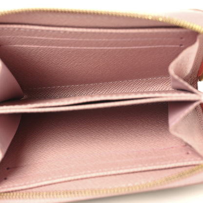 Louis Vuitton Damier Azur Zippy Coin Purse Rose Ballerine 5 of 6
