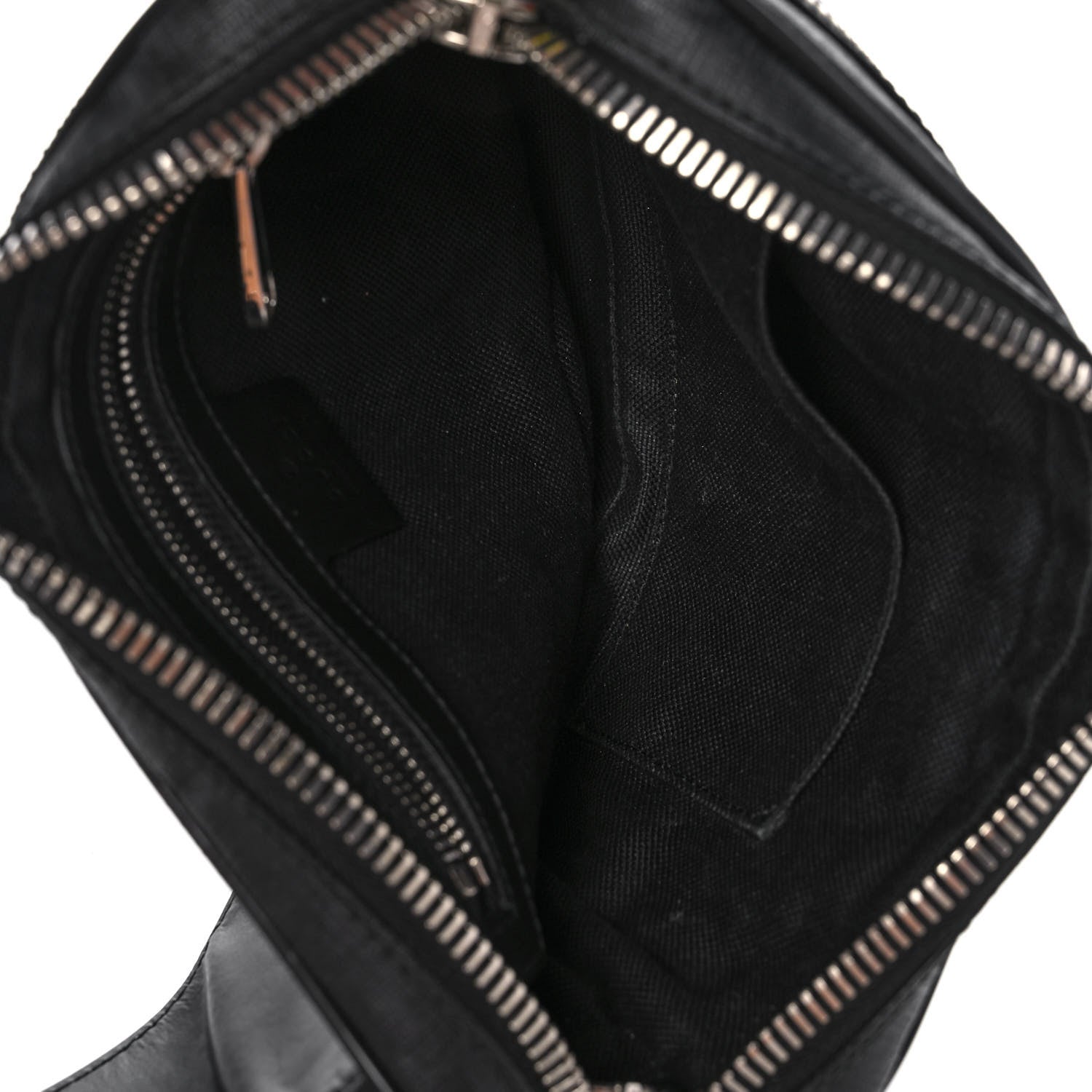 Gucci Soft GG Supreme Monogram Web Belt Bag Black Grey 5 of 14