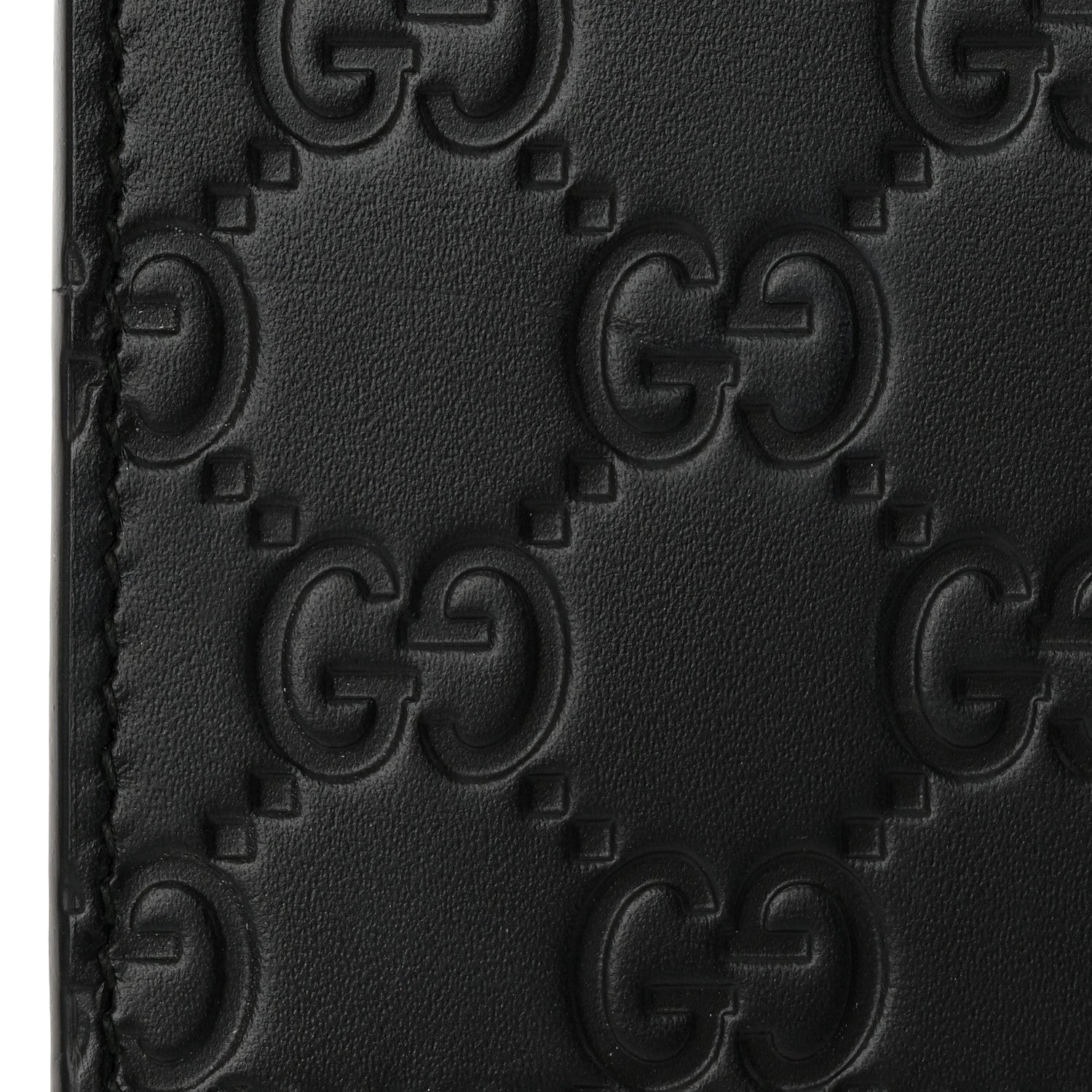 Gucci Guccissima Signature Bowy Chain Wallet Black 13 of 16
