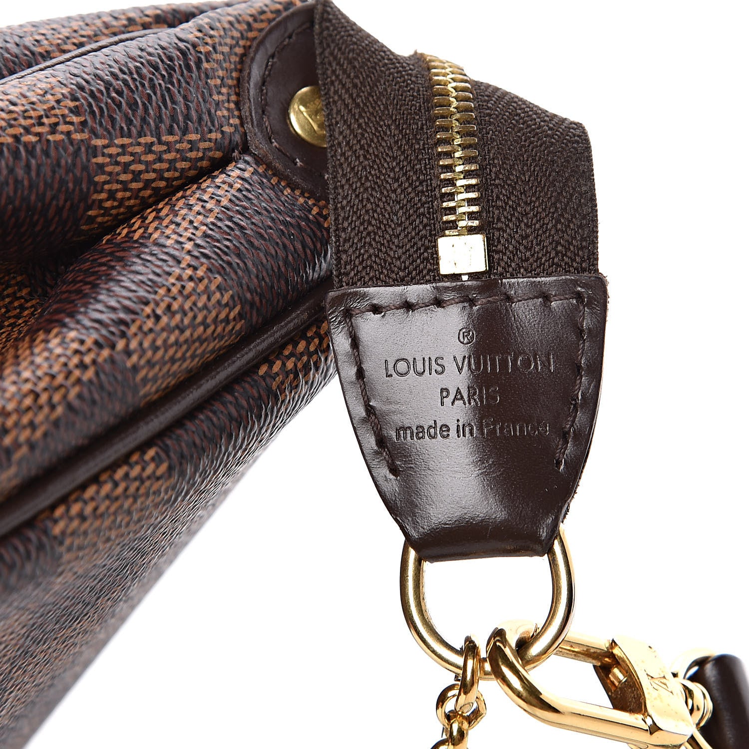 Louis Vuitton Damier Ebene Eva Clutch 6 of 11