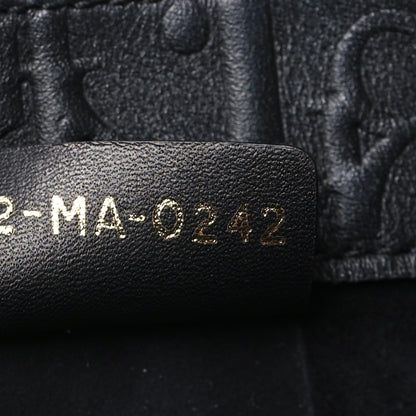 Christian Dior Oblique Calfskin Embossed Large Book Tote Black 7 of 10