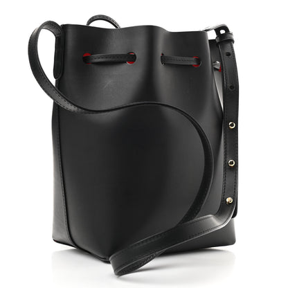 Mansur Gavriel Vegetable Tanned Calfskin Bucket Bag Black Flamma 3 of 11