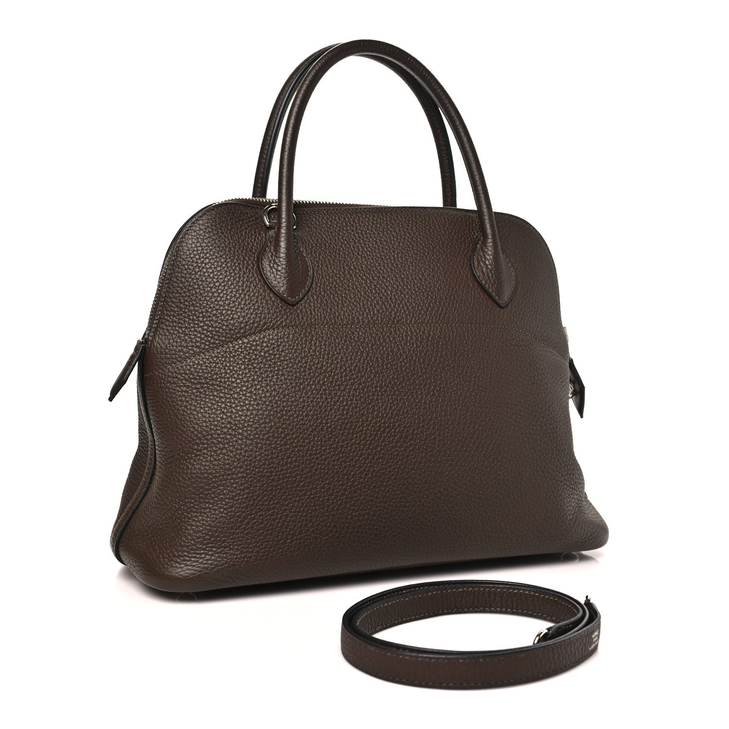 Hermes Taurillon Clemence Bolide 31 Chocolate 3 of 10