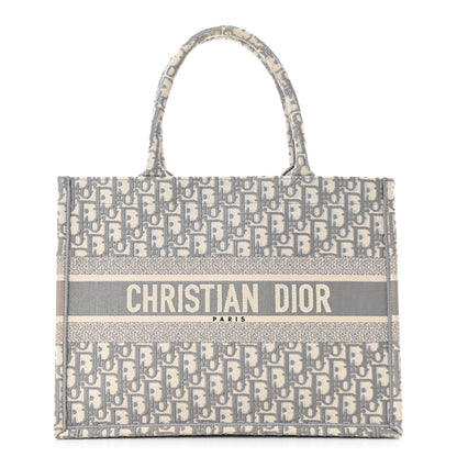 Christian Dior Oblique Medium Book Tote Grey 1 of 12