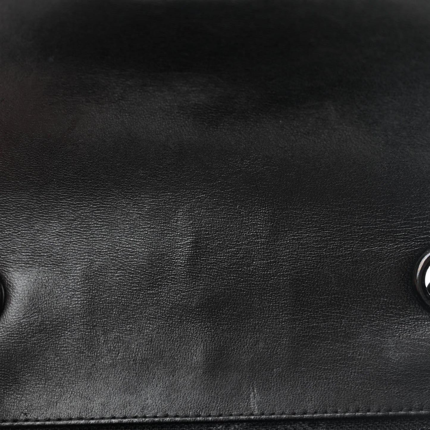 Lambskin Chevron Quilted Mini Square Flap So Black