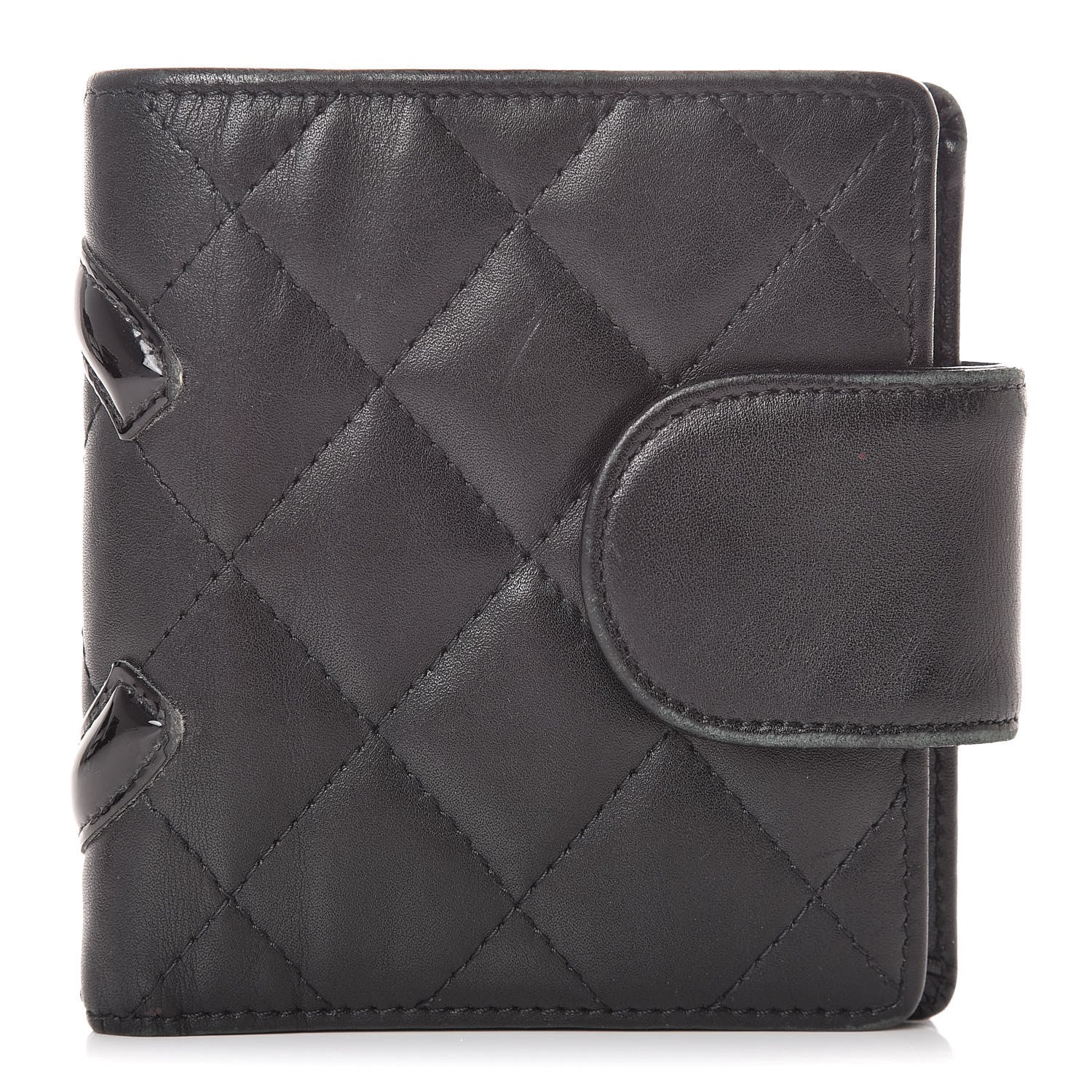 Chanel Calfskin Quilted Cambon Bi-Fold Wallet Black 1 of 19