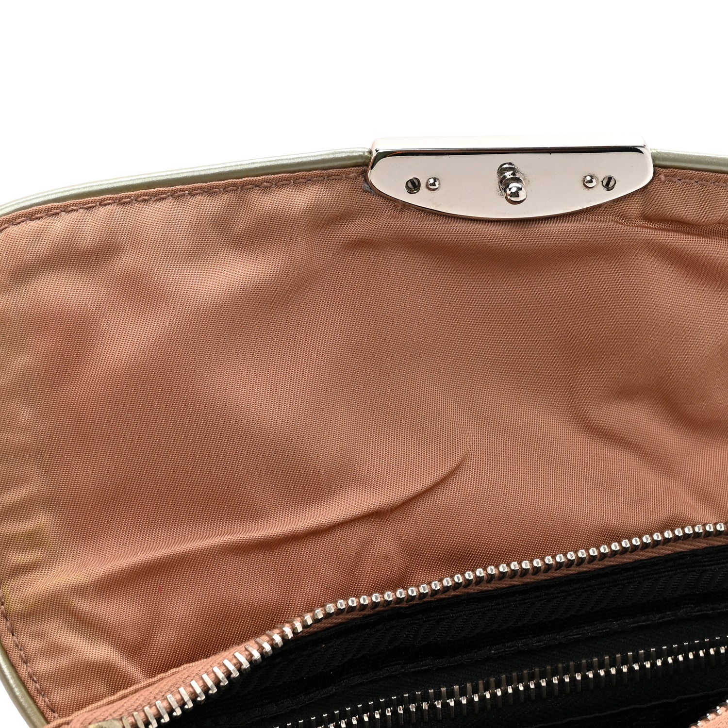 Prada Nylon Vernice Belt Bag Purple Beige Black 10 of 12