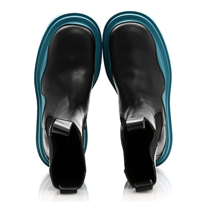 Bottega Veneta Calfskin Mens The Tire Chelsea Boots 37 Black Blaster 2 of 9