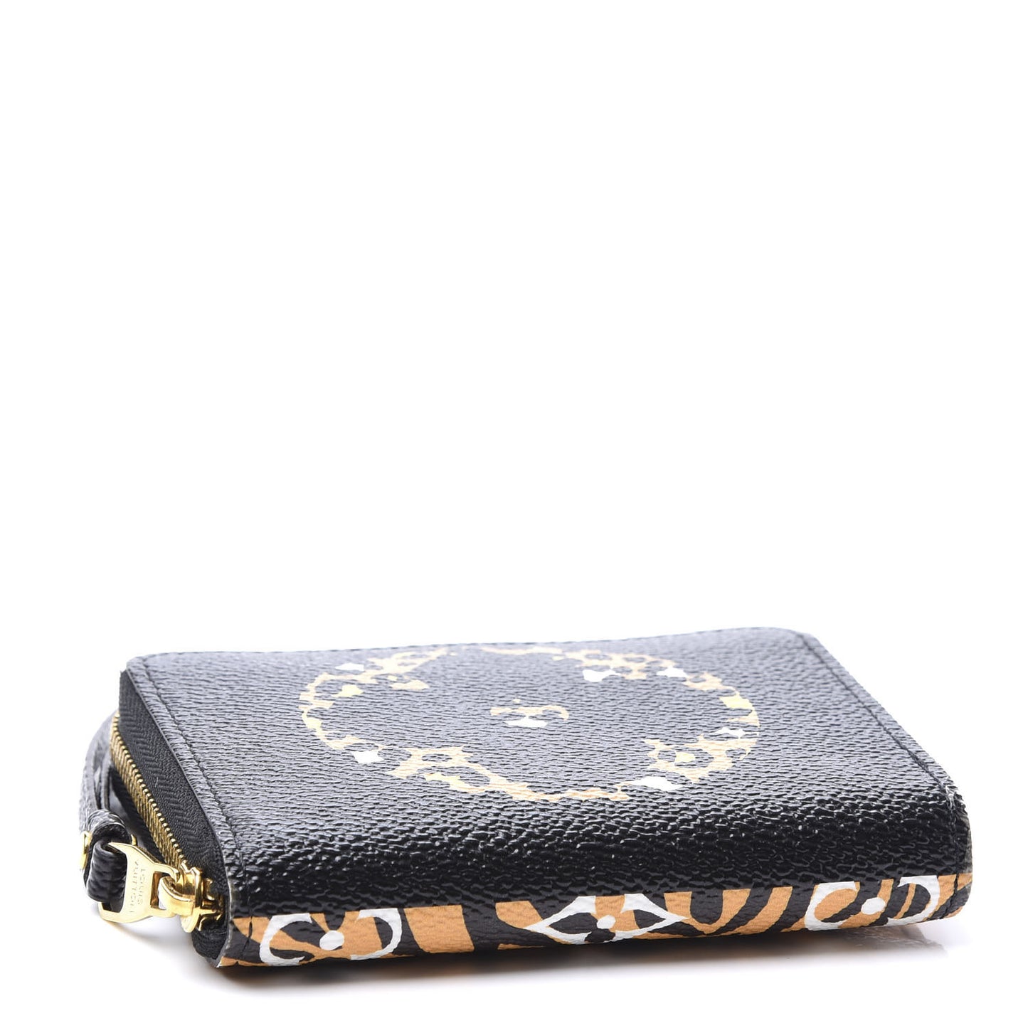Monogram Giant Jungle Zippy Coin Purse Black