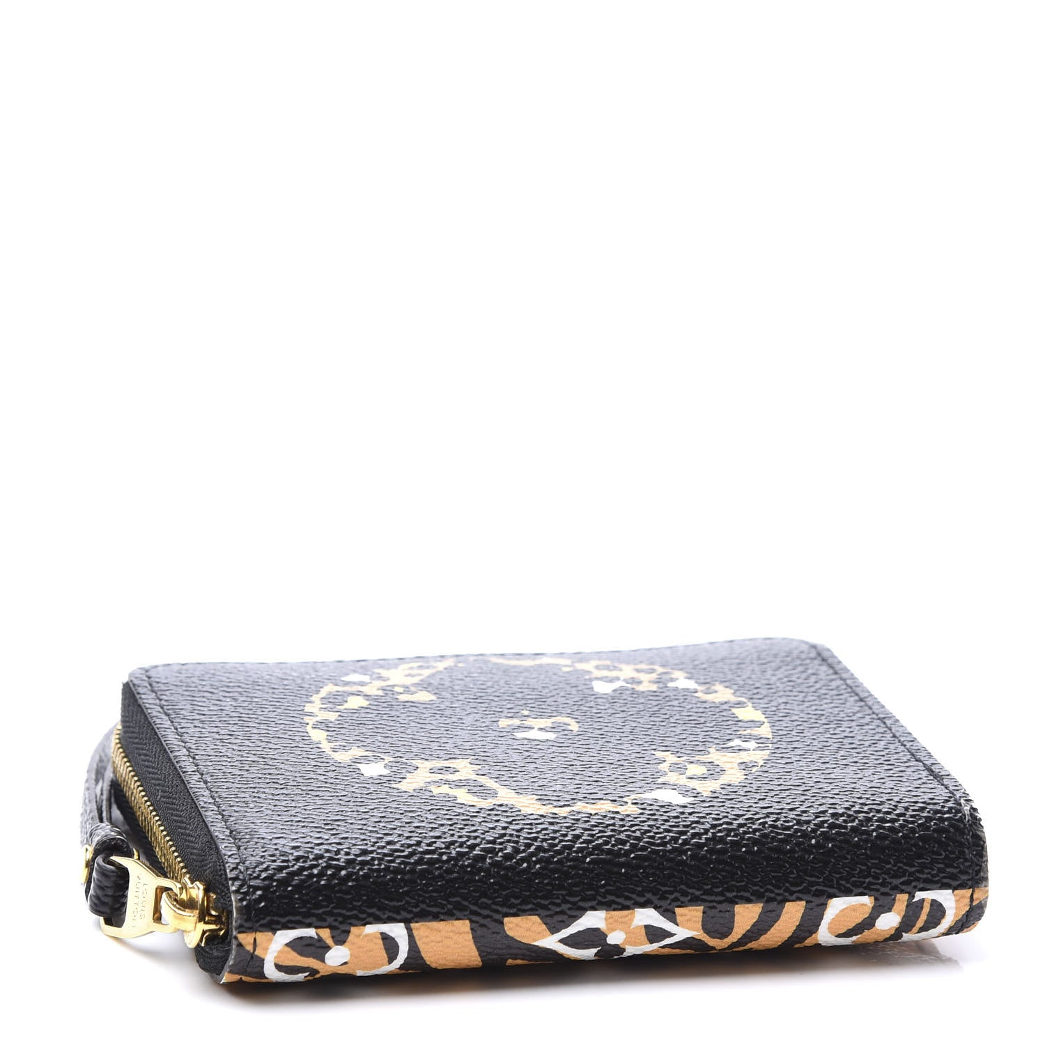 Louis Vuitton Monogram Giant Jungle Zippy Coin Purse Black 3 of 8
