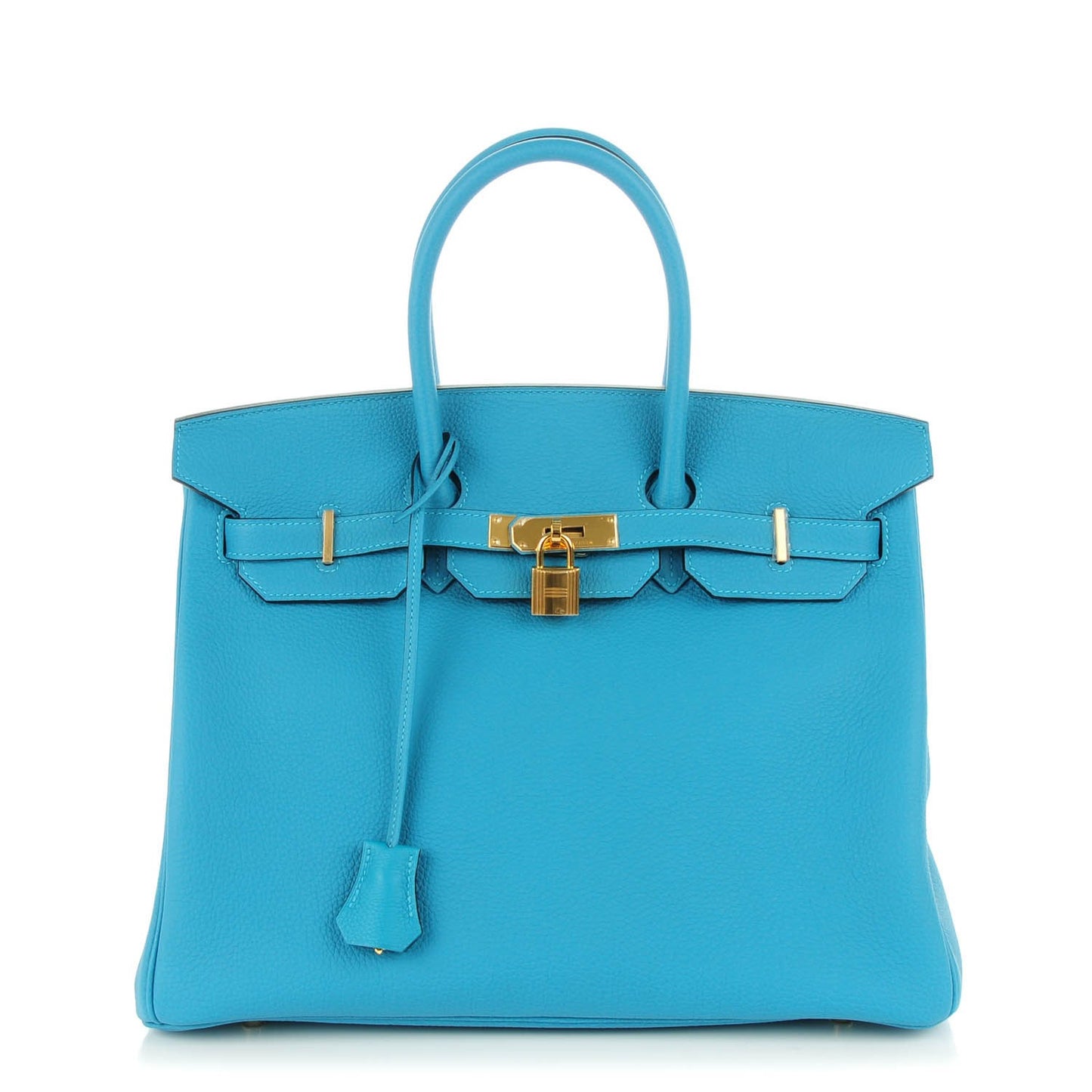 Togo Birkin 35 Turquoise