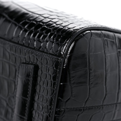 Givenchy Calfskin Crocodile Embossed Small Antigona Black 11 of 12