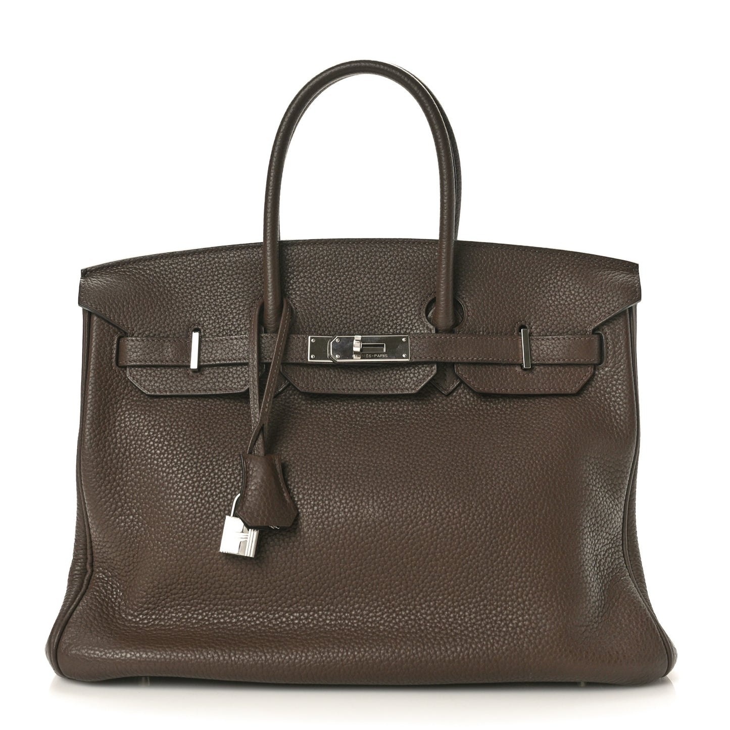 Taurillon Clemence Birkin 35 Cafe