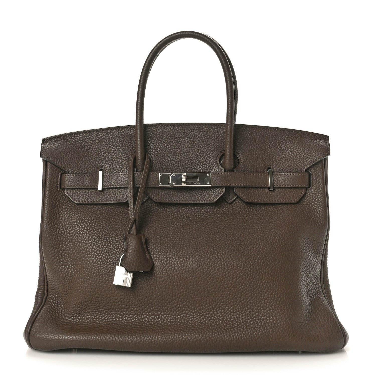 Hermes Taurillon Clemence Birkin 35 Cafe 1 of 10