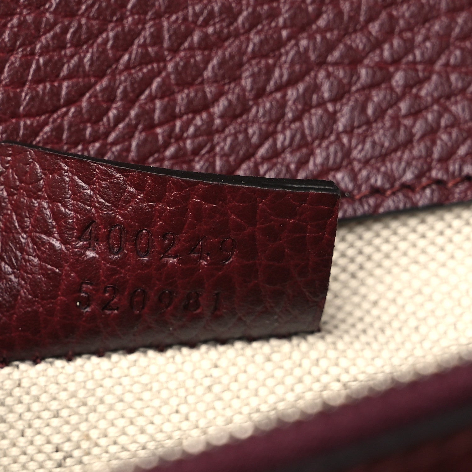 Gucci Dollar Calfskin Crystal Small Dionysus Shoulder Bag Vintage Bordeaux 7 of 10