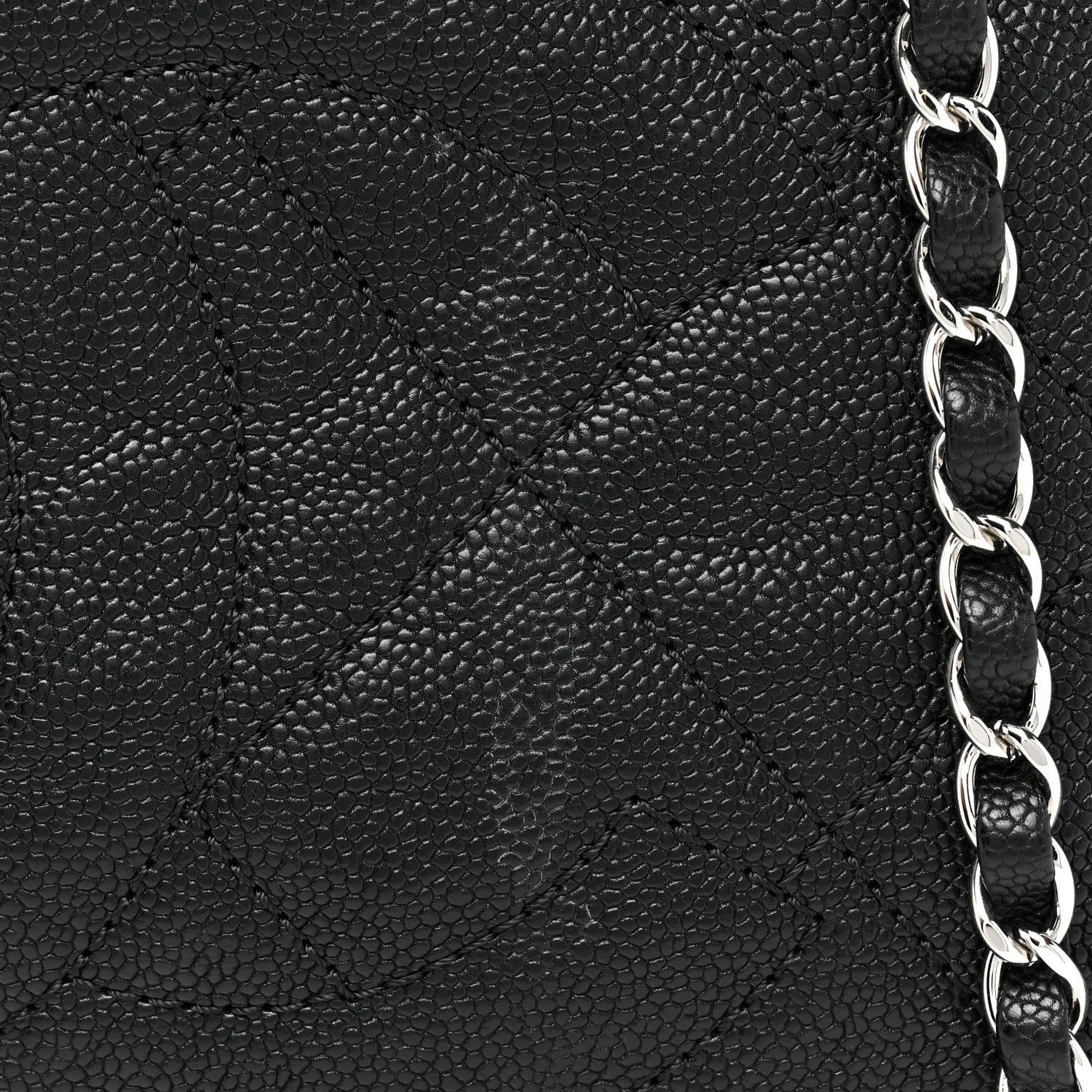 Chanel Caviar Quilted Large CC Tote Black 13 of 17