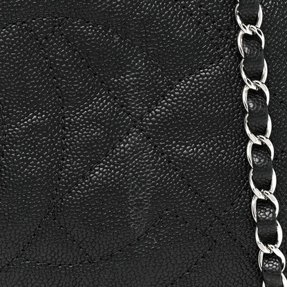 Chanel Caviar Quilted Large CC Tote Black 13 of 17